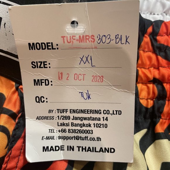 TUFF MUAI THAI SHORTS - Picture 4 of 4